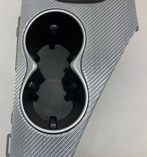 2017-2022 Infiniti Q60 Interior Dashboard Console Trim Set / Silver Optic Fiber / IQ604 - Image 5
