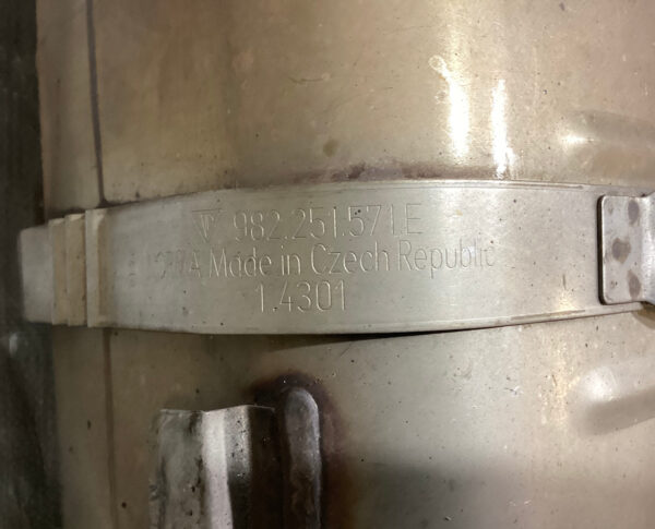 2017-2023 Porsche 718 Boxster Cayman Driver Side Exhaust Muffler / OEM / 58K BC301 - Image 3