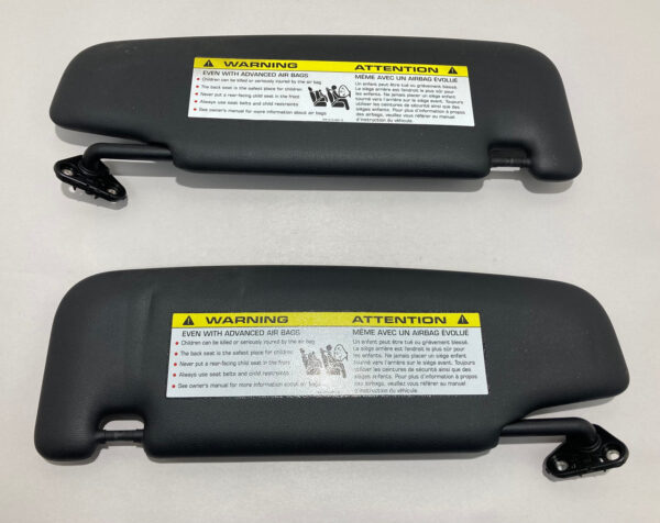 2017-2023 Porsche 718 Cayman Sun Visors / Black / Pair / BC301 - Image 3