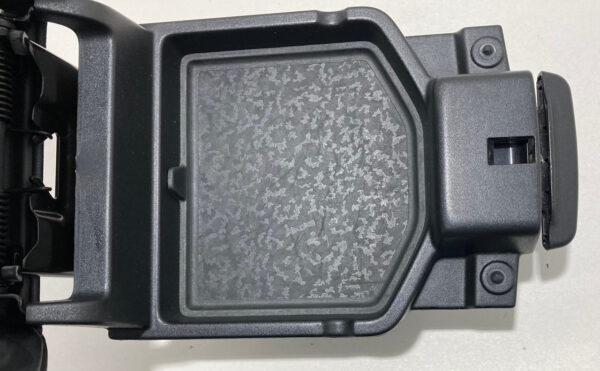 2018-2021 Jeep Wrangler JL Unlimited 4DR Rubicon Black Leather Center Console Lid / Red Stitching / JL008 - Image 3