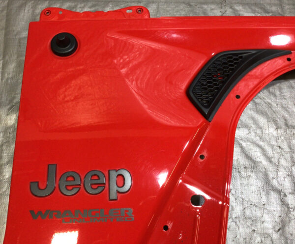2018-2023 Jeep Wrangler JL Passenger Front Fender Apron Panel / Firecracker Red JL006 - Image 2