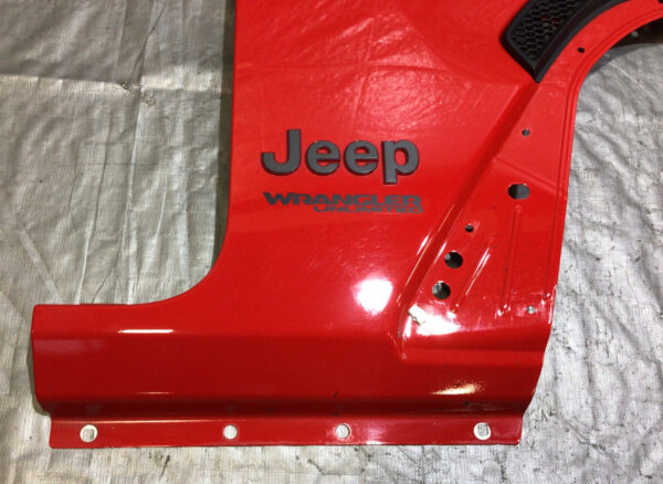 2018-2023 Jeep Wrangler JL Passenger Front Fender Apron Panel / Firecracker Red JL006 - Image 3