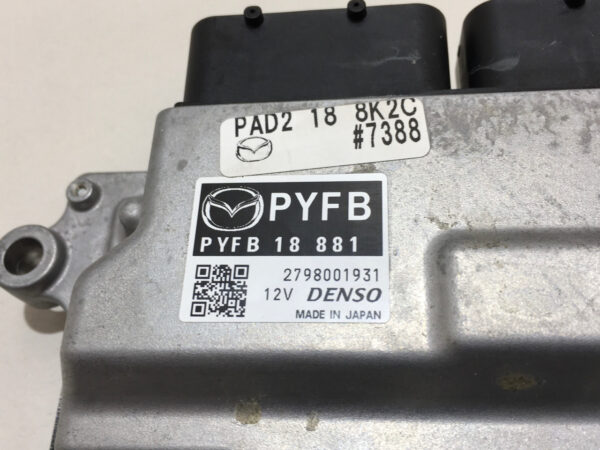 2019 Mazda Mx5 Miata Engine Control Unit ECU / PYFB 18 881 / OEM / ND010 - Image 2