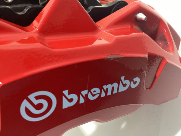 2020-2021 FK8 Honda Civic Type R OEM Front Brembo Brake Calipers w/ Rotors / Pair / Red / TR104 - Image 3