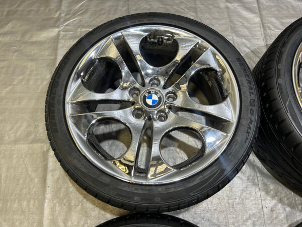 *DAMAGED* 2003-2008 E85 BMW Z4 Style 202 18" Wheels Rims w/ Tires / Set of 4 / Z4053 - Image 2