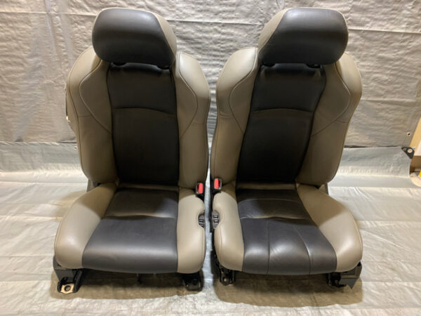 *DAMAGED* 2004-2007 Nissan 350Z Convertible Front Seats / Pair / Gray / 5Z008
