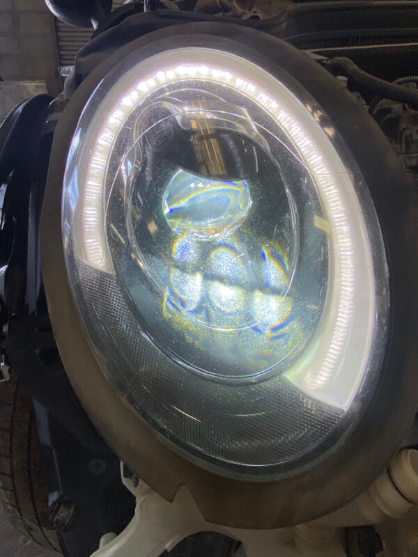 *DAMAGED* 2015-2018 Mini Cooper Passenger Side LED Headlight / OEM / R3005 - Image 3