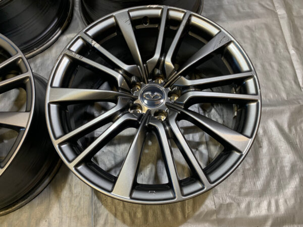 *DAMAGED* 2017 Infiniti Q60 S Red Sport 400 AWD 15 Spoke Wheels Rims / Set of 4 / IQ603 - Image 4