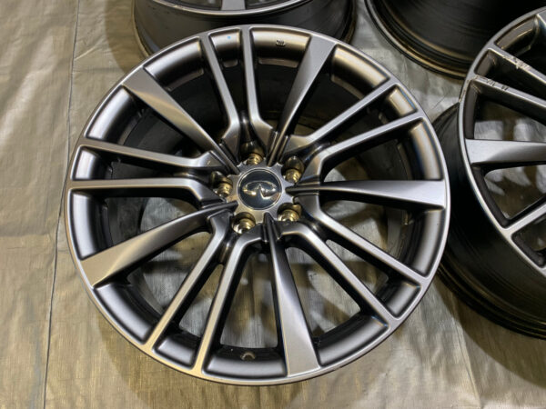 *DAMAGED* 2017 Infiniti Q60 S Red Sport 400 AWD 15 Spoke Wheels Rims / Set of 4 / IQ603 - Image 5