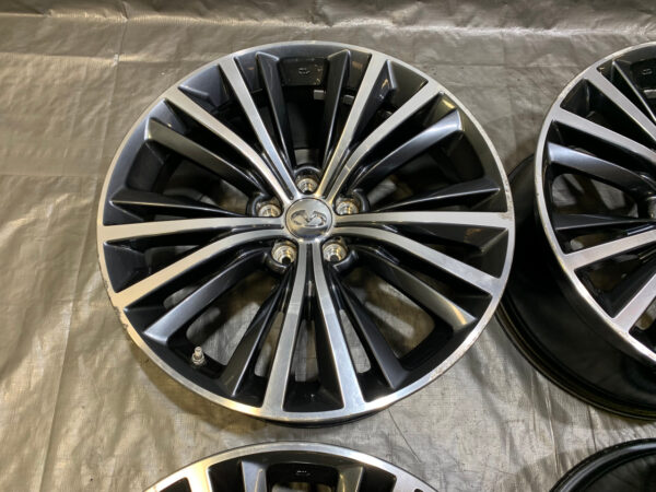 *Damaged* 2017-2020 Infiniti Q60 19x9" Wheels Rims / Set of 4 / IQ602 - Image 4