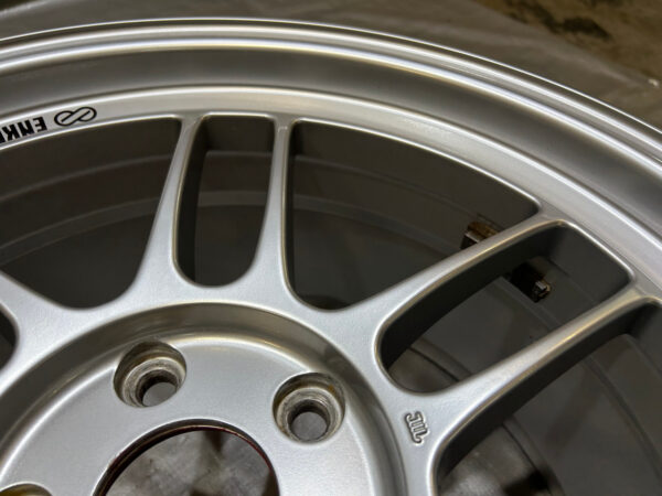 Pair of 18x9.5" Enkei RPF1 Wheels Rims / 5x114.3 / HS003 - Image 5
