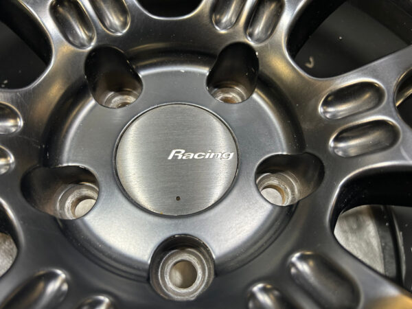 Pair of 18x9.5" Enkei Racing GTC02 Wheels Rims / DAMAGE / TR103 - Image 5