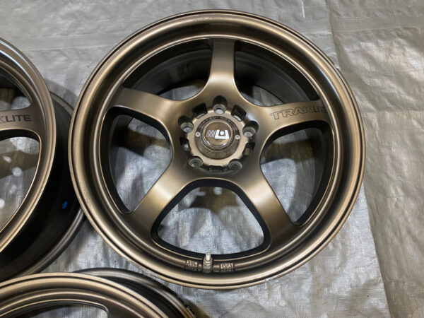 Set of 3 Motegi MR131 Traklite Wheels Rims / Bronze / 17x7" / NC055 - Image 3