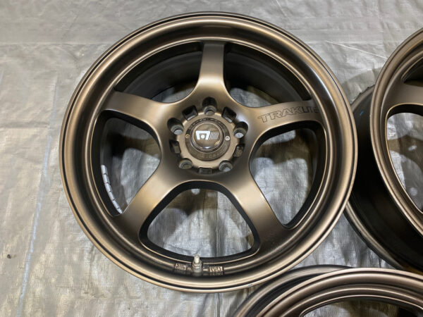 Set of 3 Motegi MR131 Traklite Wheels Rims / Bronze / 17x7" / NC055 - Image 4