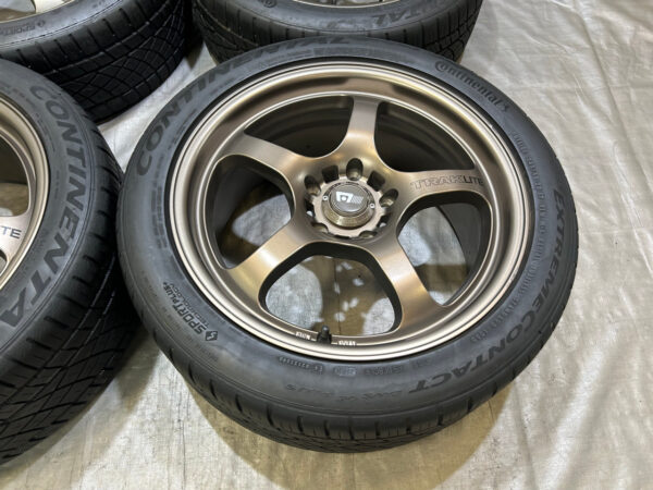 Set of 4 17x7" & 17x8" Motegi Traklite Wheels Rims w/ Tires / *Minor Bends* HS001 - Image 5