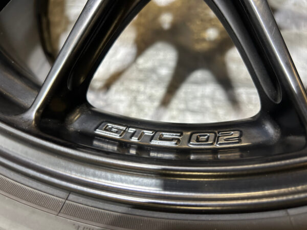 Single 18x9.5" Enkei Racing GTC02 Wheel Rim w/ 265/35 Yokohama Advan Tire / TR103 - Image 5